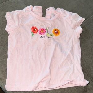 Polo by Ralph Lauren Kids Light Pink Floral Tee
